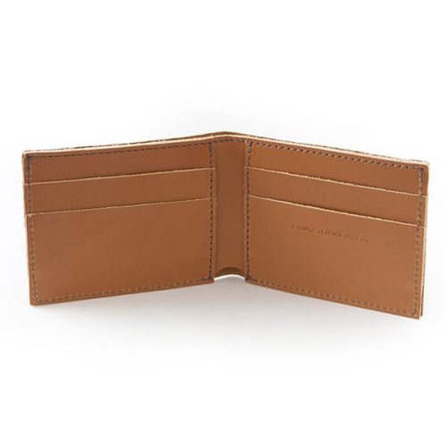 Essential Wallet Scotch Inside - Simple Leather Belt Co